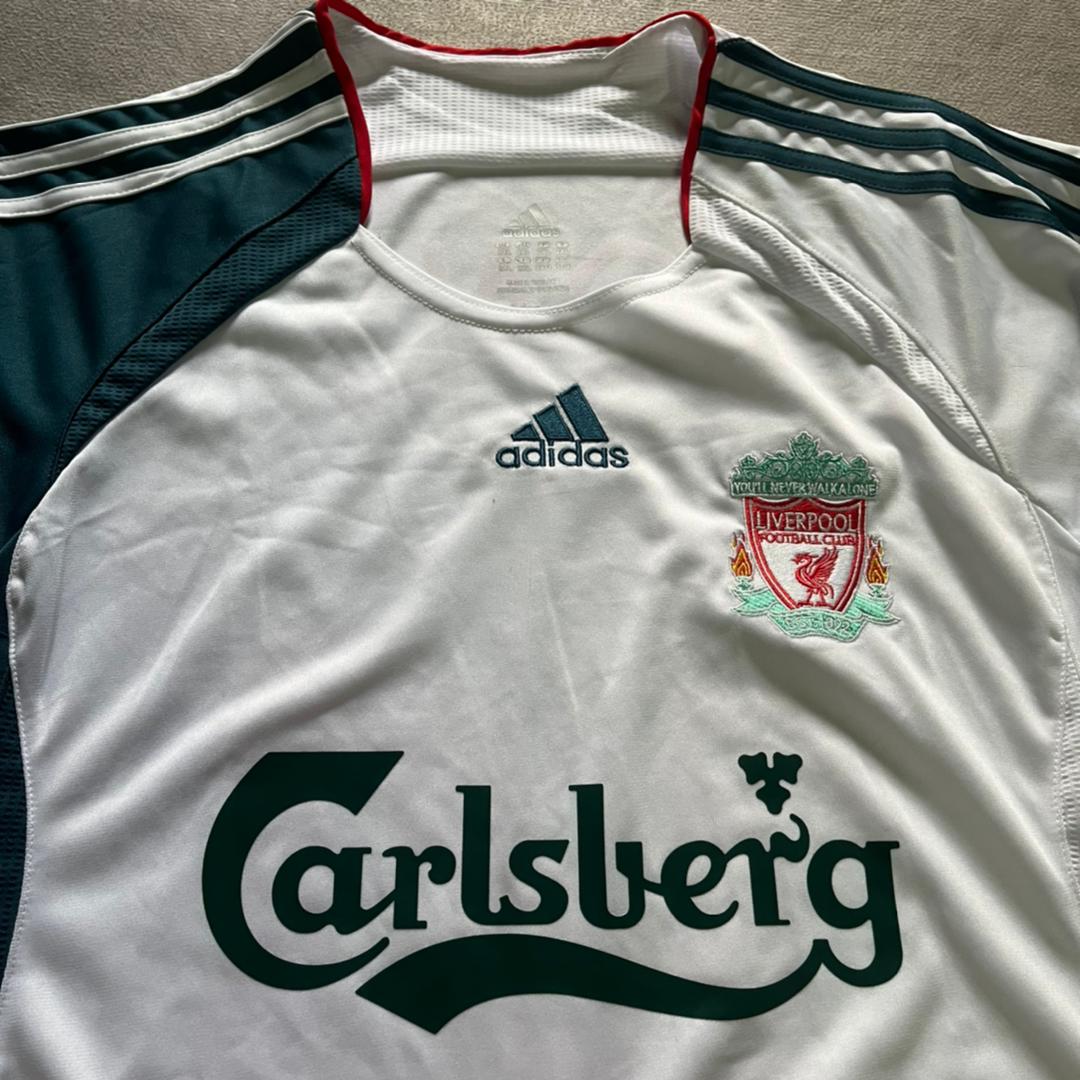 Xabi Alonso Liverpool 2006 2007 Retro Football Jersey Kit