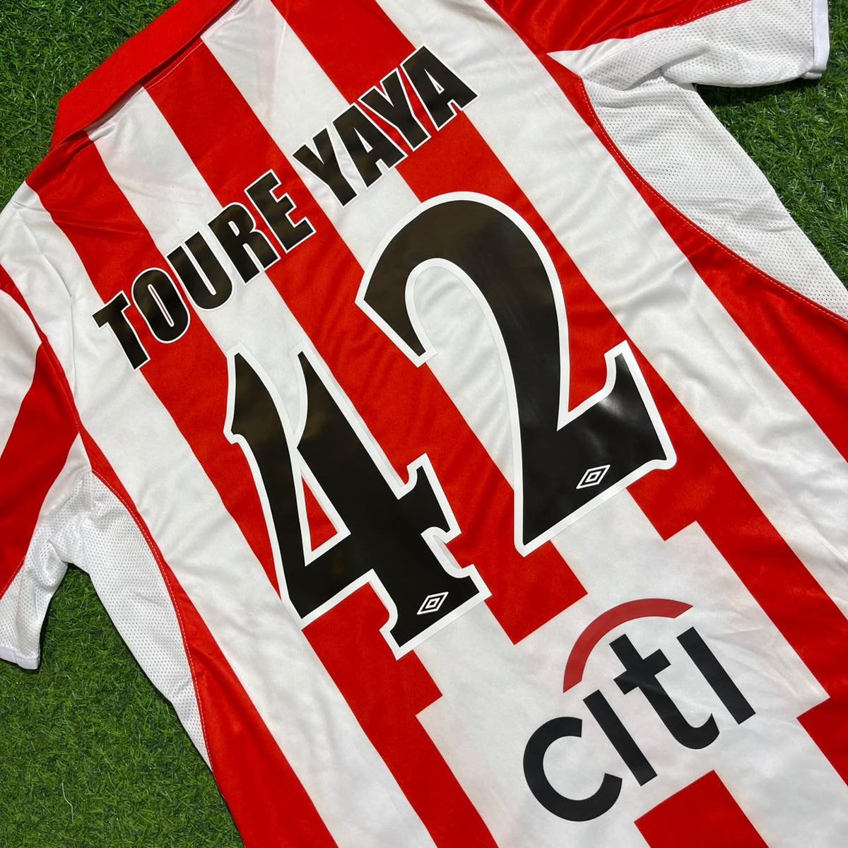Yaya Toure Olympiacos Special Retro Home Football Jersey
