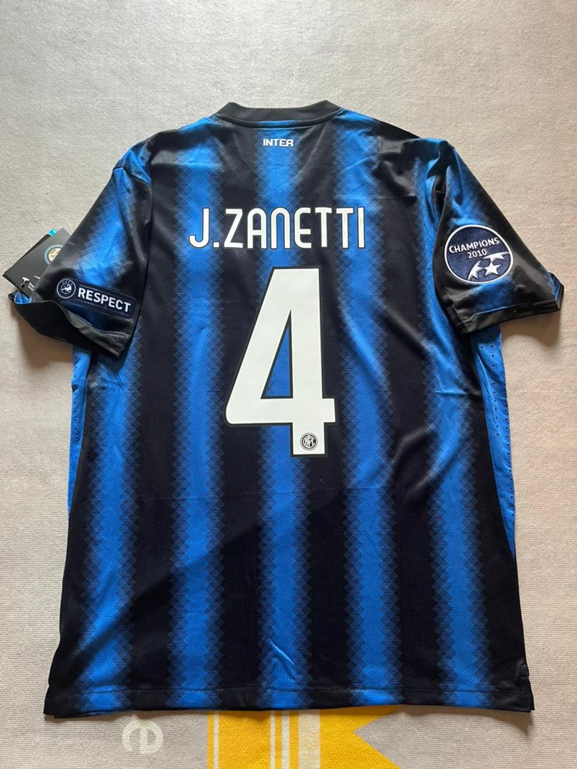 Javier Zanetti - 2010 Champions League Final Jersey Trikot Maillot Maglia