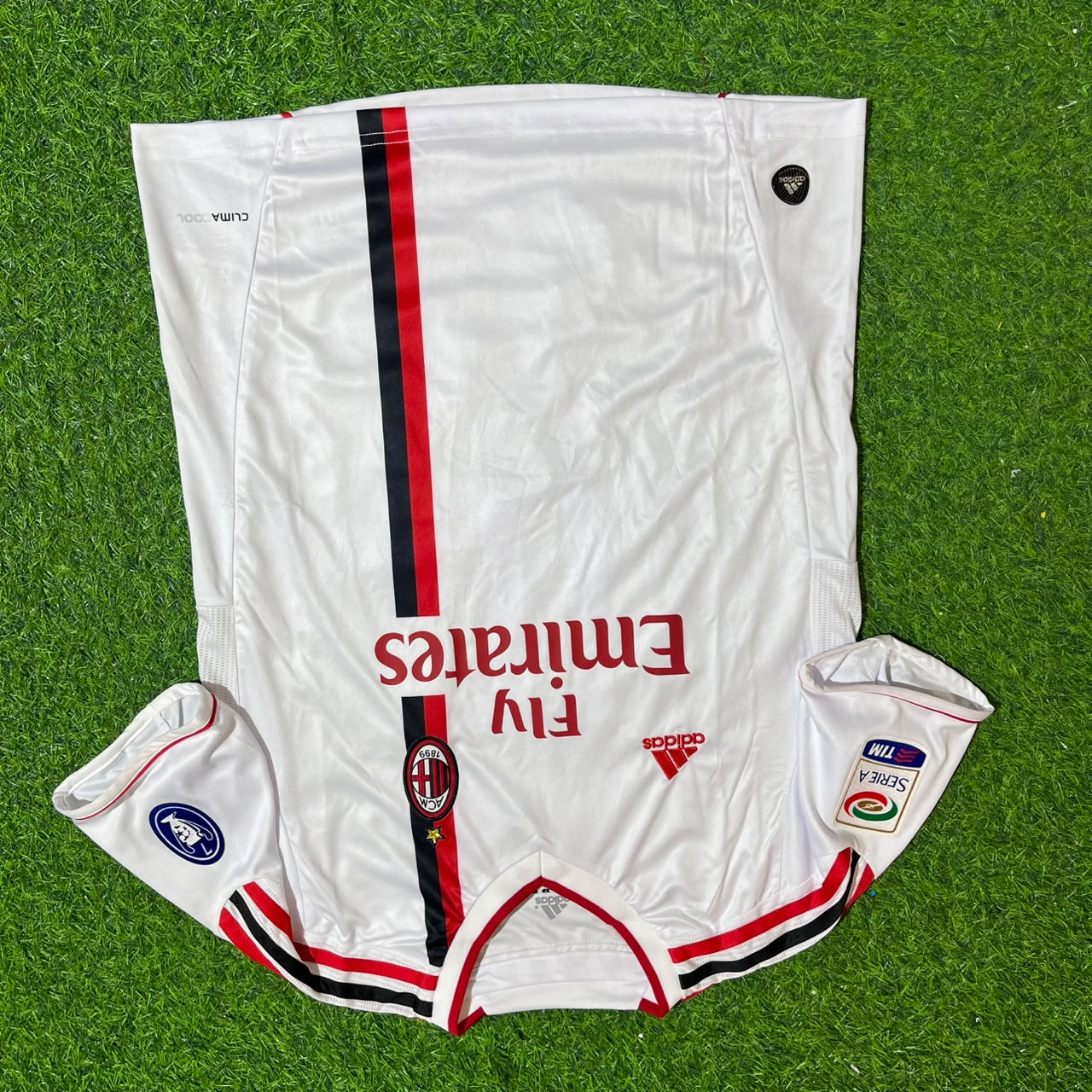 Zlatan Ibrahimović #11 Milan 2011 2012 White Away Retro Kids Football Jersey