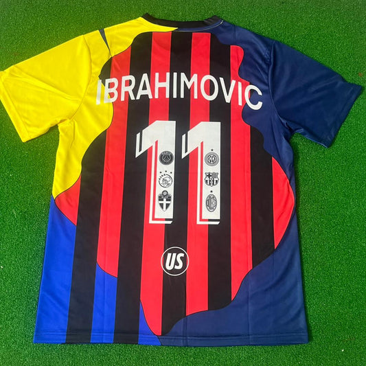Zlatan Ibrahimovic 11 Combo 2025 All Teams Special Football Jersey Kit