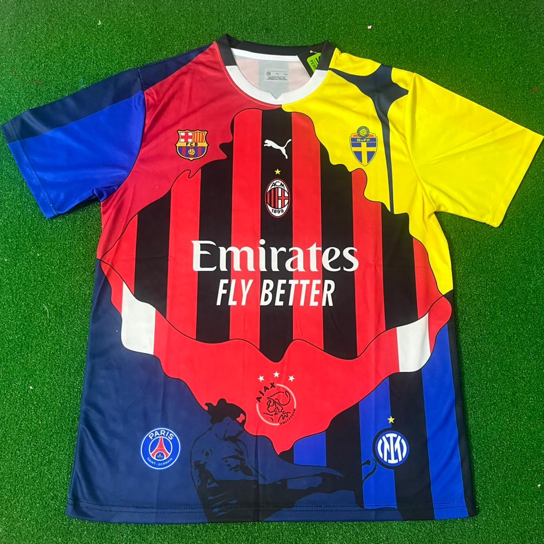 Zlatan Ibrahimovic 11 Combo 2025 All Teams Special Football Jersey Kit