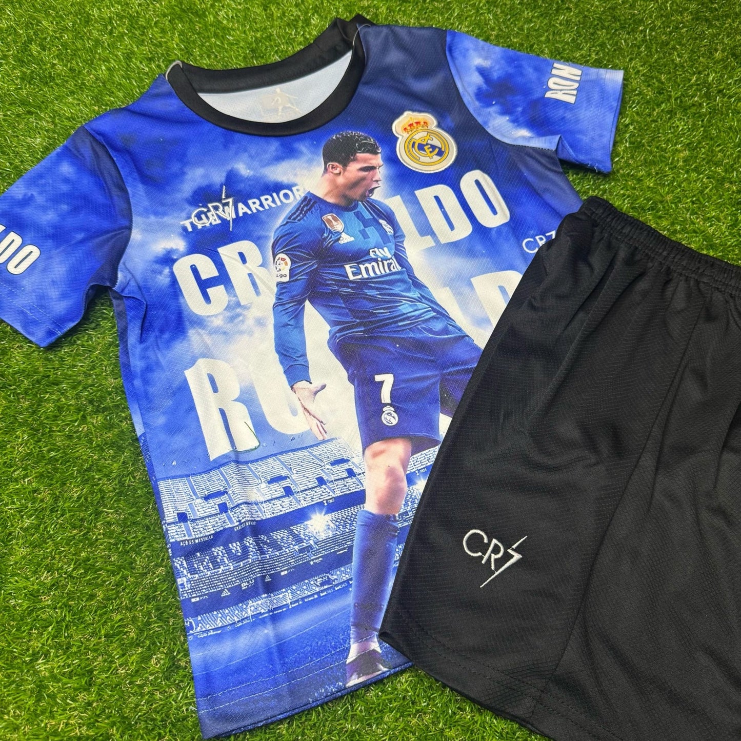 #cr7 Cristiano Ronaldo Siuu Special Kids Jersey KinderTrikot Maillot Enfant Soccer Kit