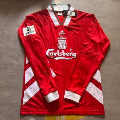Liverpool Long Sleeve Retro Football Jersey Kit