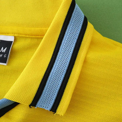 Lazio 98/99 Season Away Yellow Retro Football Jersey