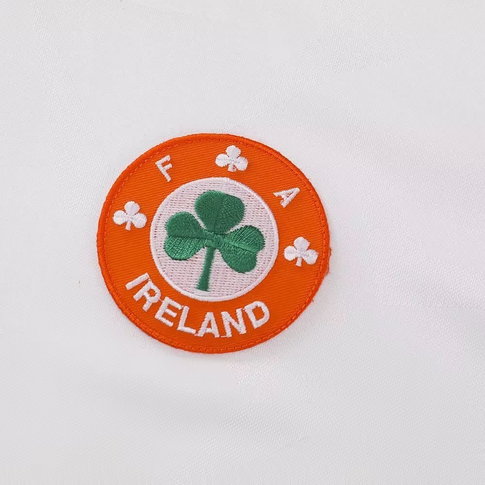 Ray Houghton Ireland White Legendary Anniversary Retro Football Jersey Collection