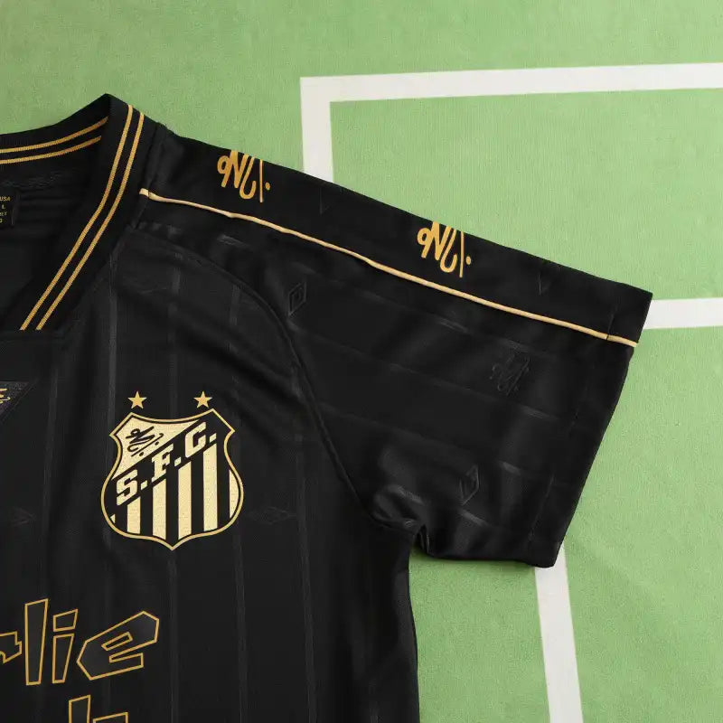Santos Neymar JR 2025 Charlie Brown Jr limited edition Football Jersey Tshirts Trikot Maillot Trui