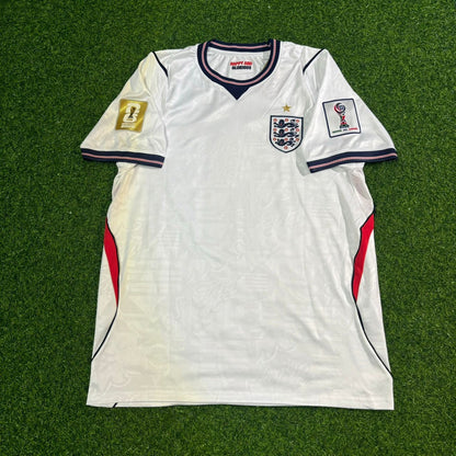 Declan Rice #4 England 2026 World Cup Home White Football Jersey