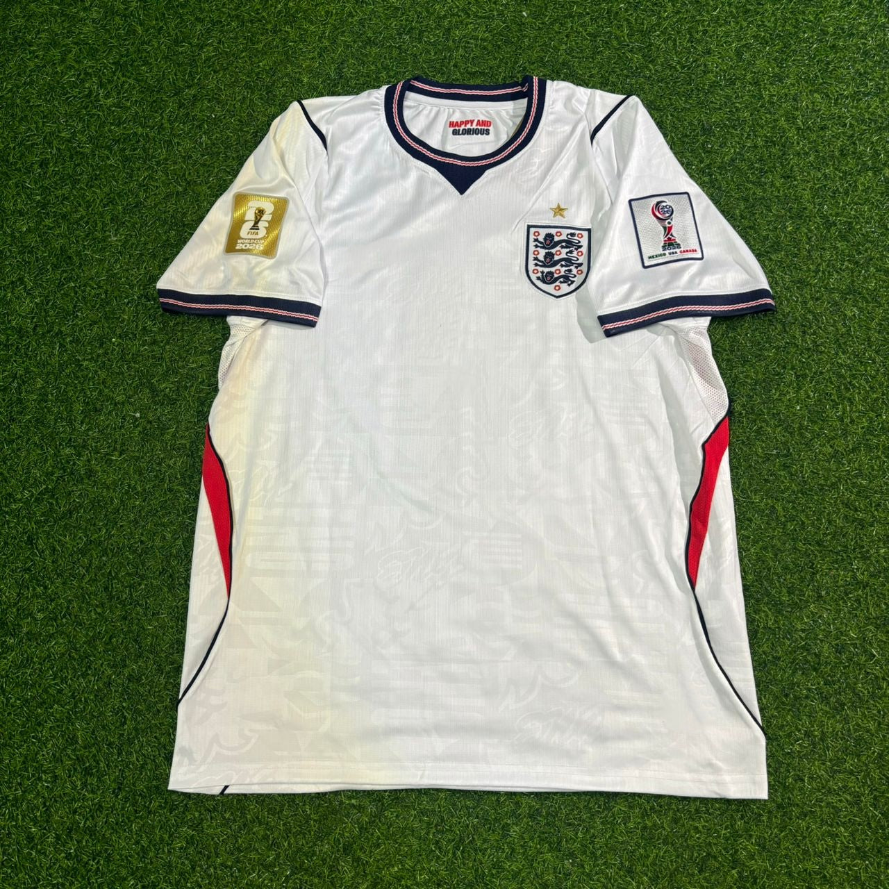 John Stones #5 England 2026 World Cup Home White Football Jersey