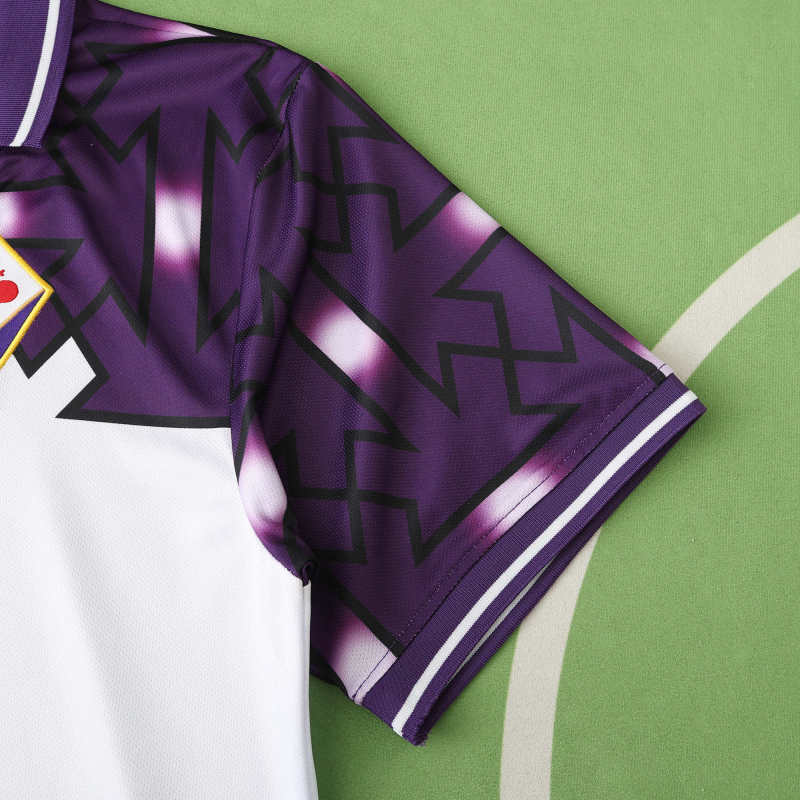 Fiorentina 1992/1993 Season Away Retro Football Jersey Kit