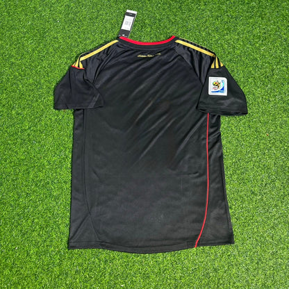 Germany World Cup 2010 Deutschland Black Retro Football Jersey