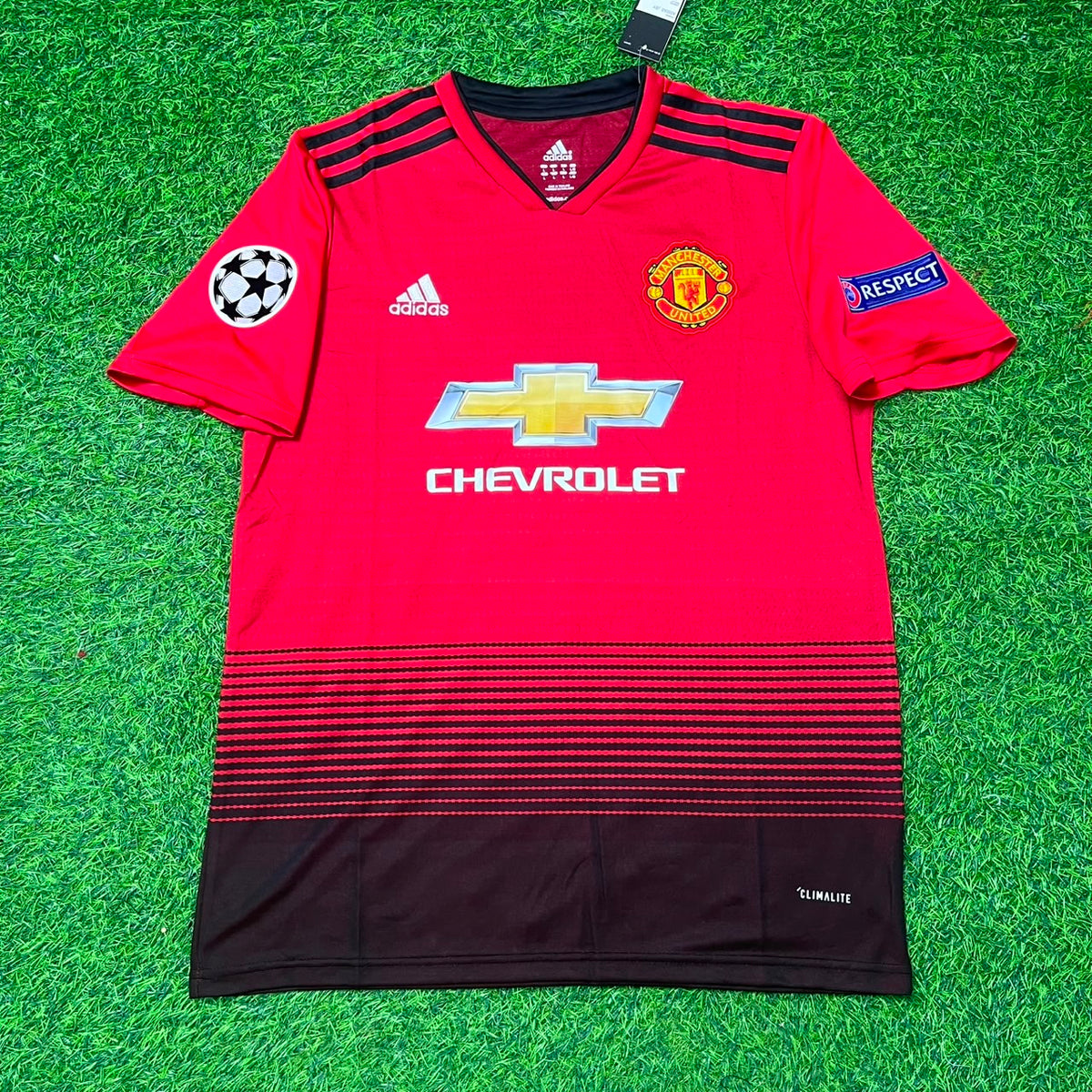 Marcus Rashford #10 Manchester United 2018-2019 Season Home Red Retro Football Jersey