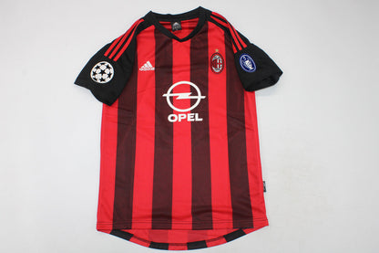 Andriy Shevchenko AC Milan 2002/2003 Red Home Retro Football Jersey Collection