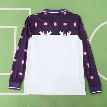 Fiorentina 1992/1993 Away Long Sleeve Retro Football Jersey