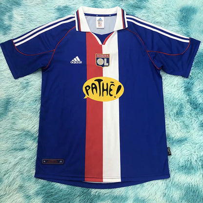 Olympic Lyon Retro 00-01 Football Jersey