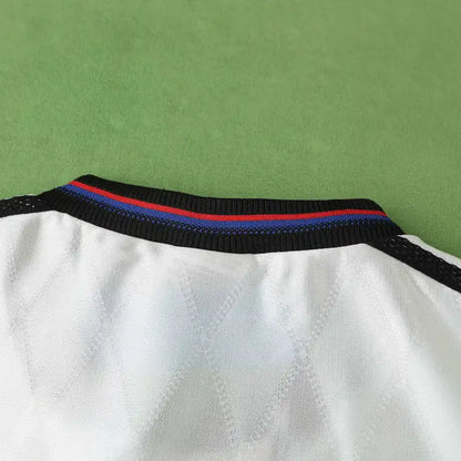 Bayern München 97/98 Season Away White Retro Football Jersey