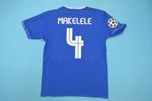 Chelsea Claude Makelele 2003 2005 Season Home Navy Blue Retro Jersey Trikot Soccer Kit