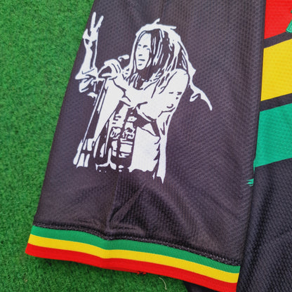 Bob Marley Jamaica Lion Commemorative Special Edition Football Jersey