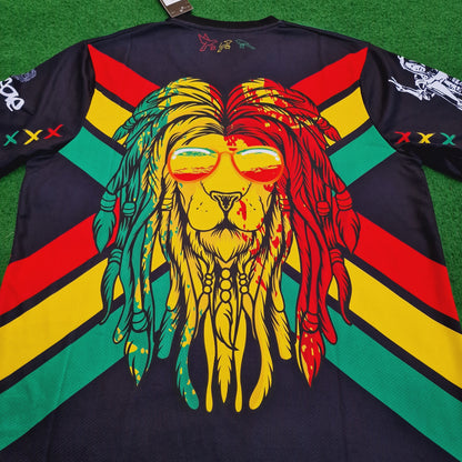 Bob Marley Jamaica Lion Commemorative Special Edition Football Jersey