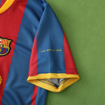 Barcelona 2010/11 Home Kids Kit Kindertrui (Ages 3-13)