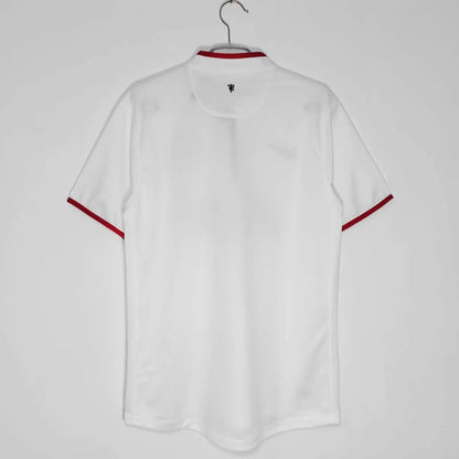 Manchester United 2012-2013 White Away Black Retro Fan Version Jersey