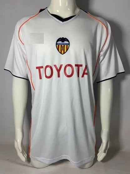 Valencia CF 2004 2005 Black Retro Football Jersey