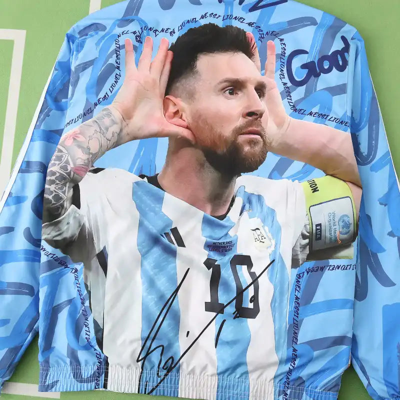 Argentina Special World Cup Both Sides Football Windbreaker Windjacke Paradise Edition