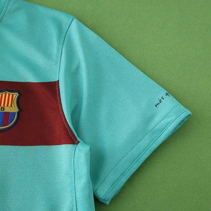 FC Barcelona 2010/11 Away Retro Kids Football Jersey Kit