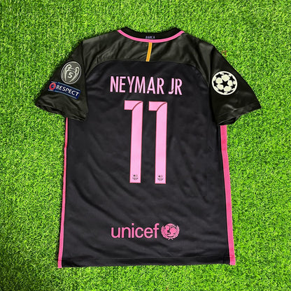 Neymar Jr Barcelona 14/15 Retro Pink Printing Jersey Maillot Trikot Maglia