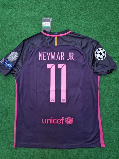 Neymar Jr Barcelona 2014/15 Retro Football Jersey Kit