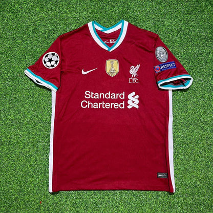 Georginio Wijnaldum 5# Liverpool 2019 2020 Home Retro Football Jersey Kit