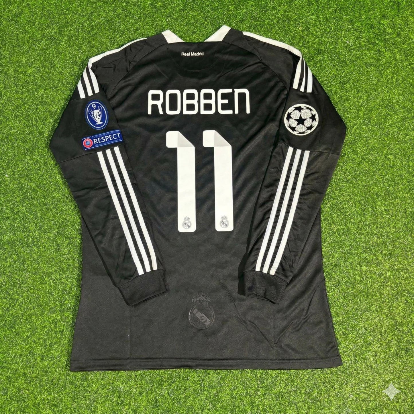 Arjen Robben #11 Real Madrid 2009 Away Retro Jersey