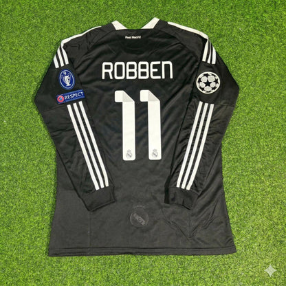 Arjen Robben #11 Real Madrid 2009 Away Retro Jersey