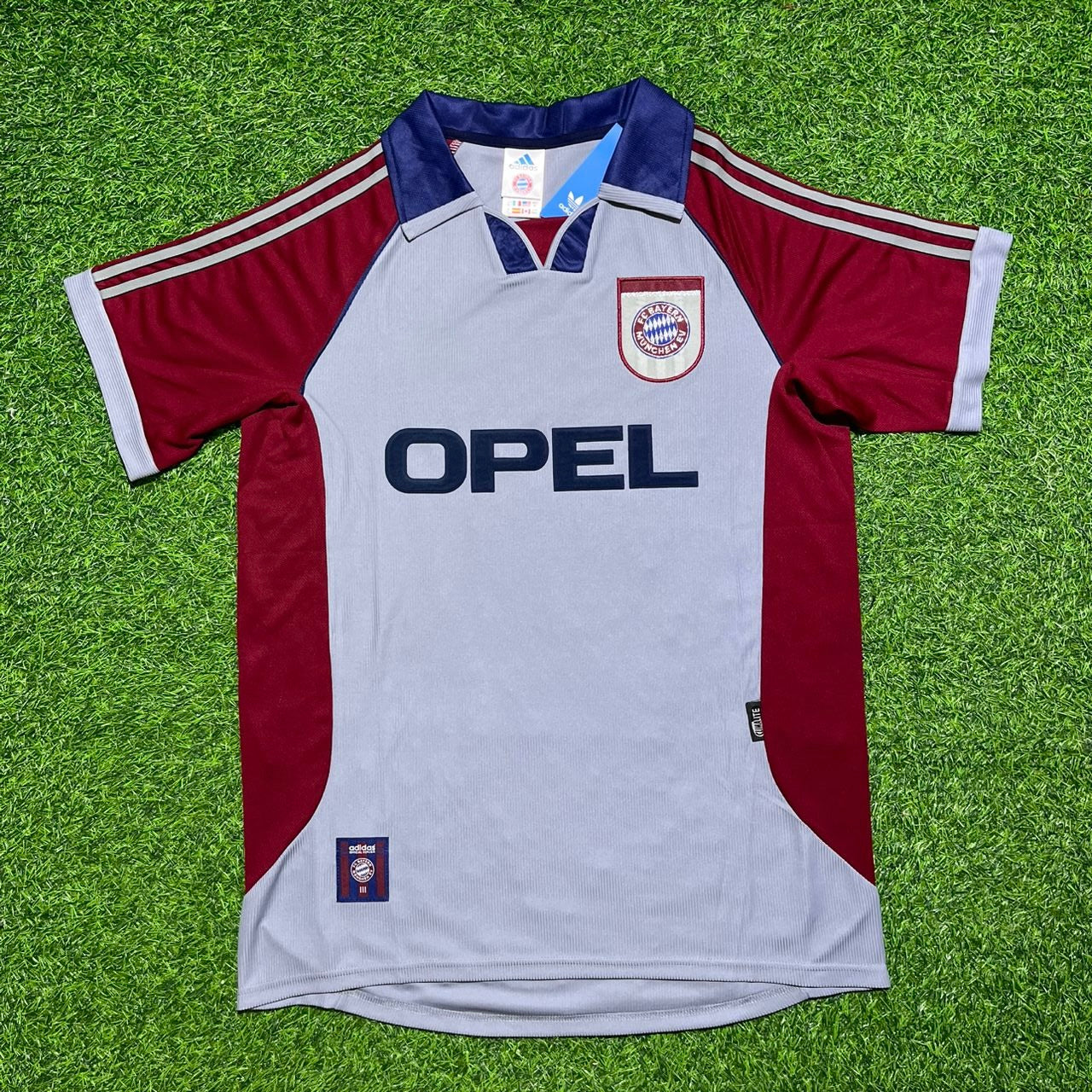FC Bayern München 1998/99 Saison Grau Auswärts Retro