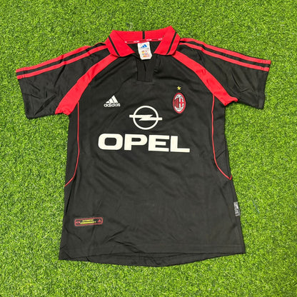 Massimo Ambrosini #23 AC Milan 2000-2001 Away Retro Football Jersey Kit