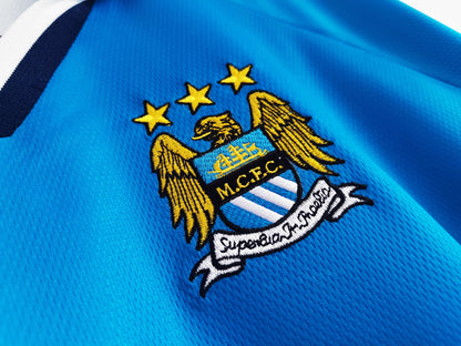 Manchester City 1998 Retro brother sponsor Blue Retro Football Jersey