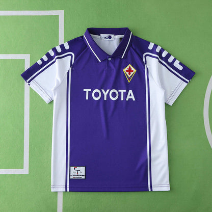 Fiorentina 1999/2000 Home Kids Retro Football Jersey