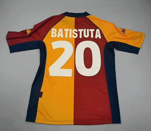 Gabriel Batistuta Roma 2001 2003 Retro Jersey Trikot