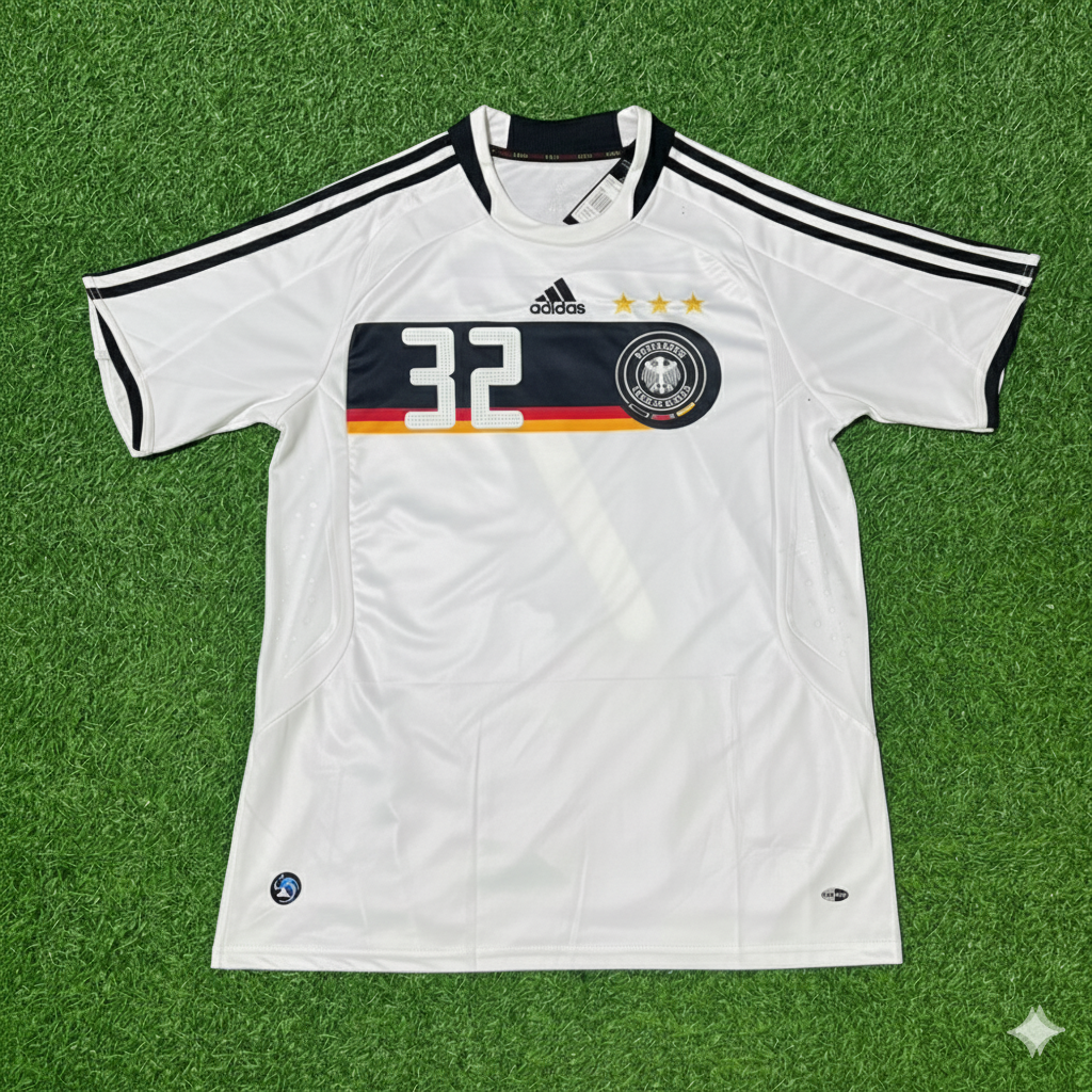 Germany EURO 2008 Mario Gomez Retro Football Jersey Kit