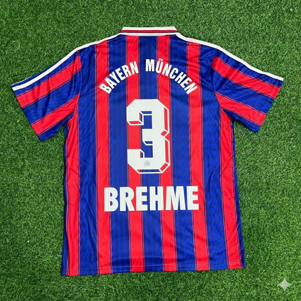 Andreas Brehme Bayern Munich Retro Football Jersey Collection