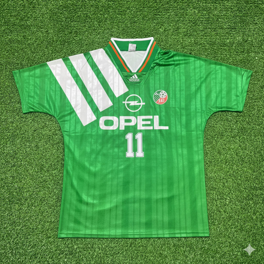 Damien Duff Ireland EIRE Retro Football Jersey | Special Edition