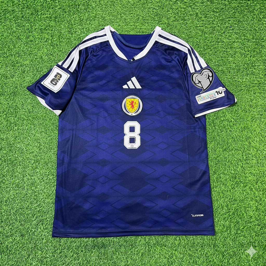 Scotland World Cup 2026 Billy Gilmour Football Jersey Kit
