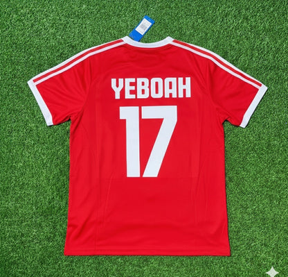 Tony Yeboah Hamburger SV Rotes Heimtrikot Retro Fußballtrikot Special Edition