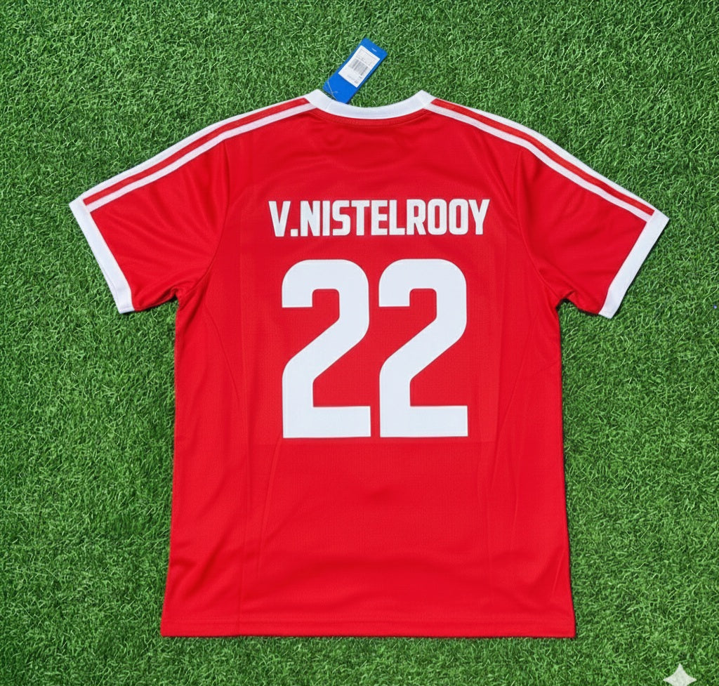 Ruud van Nistelrooy Hamburger SV Rotes Heimtrikot Retro Fußballtrikot Jersey