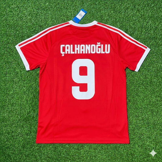 Hakan Çalhanoğlu Hamburger SV Rotes Heimtrikot Retro Fußballtrikot Jersey