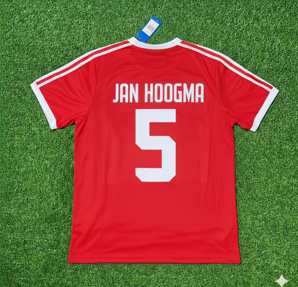 Nico-Jan Hoogma Hamburger SV Rotes Heimtrikot Retro Fußballtrikot Special Edition