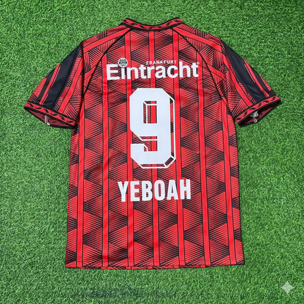 Tony Yeboah Eintracht Frankfurt Retro Fußballtrikot Jersey