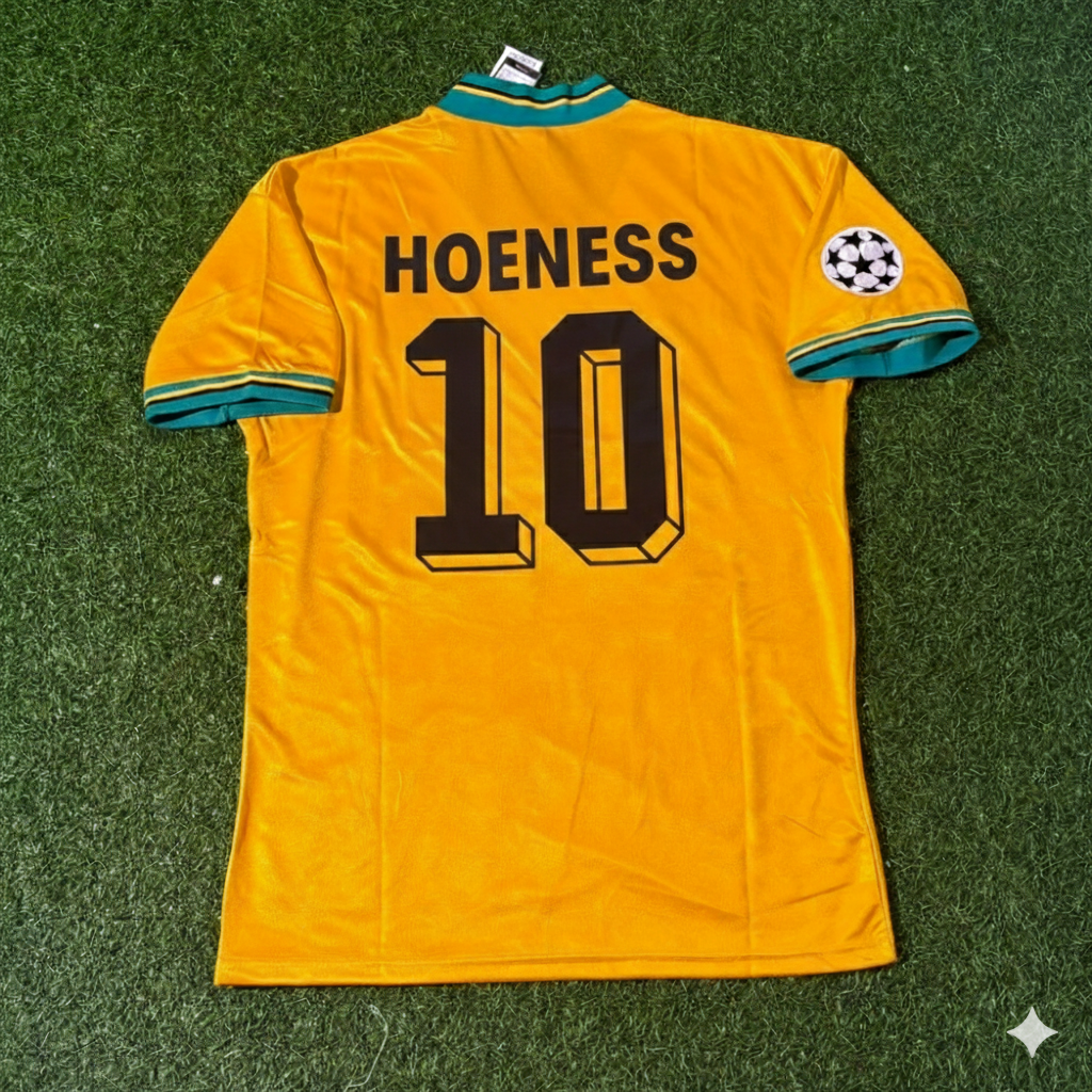 Uli Hoeness Bayern Munich Yellow Retro Football Jersey Collection
