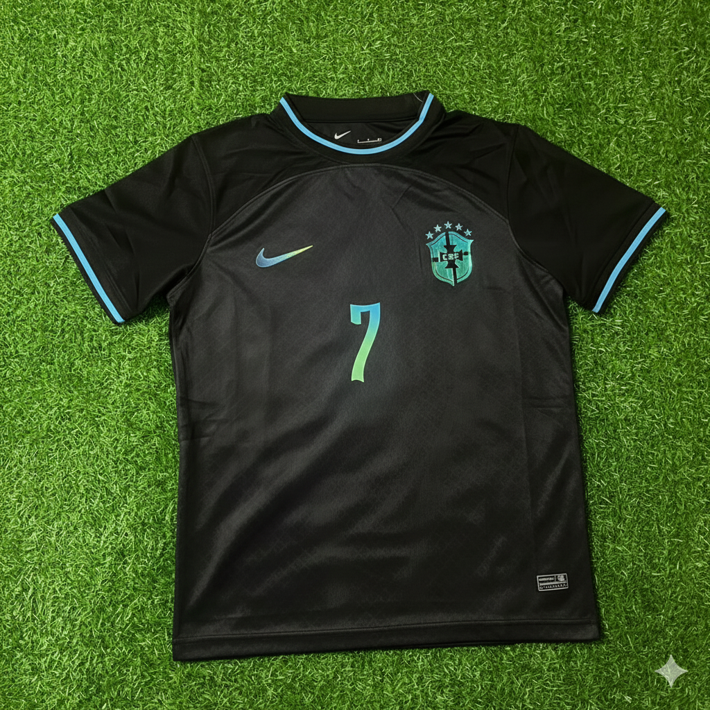 Garrincha Brazil Retro Football Jersey