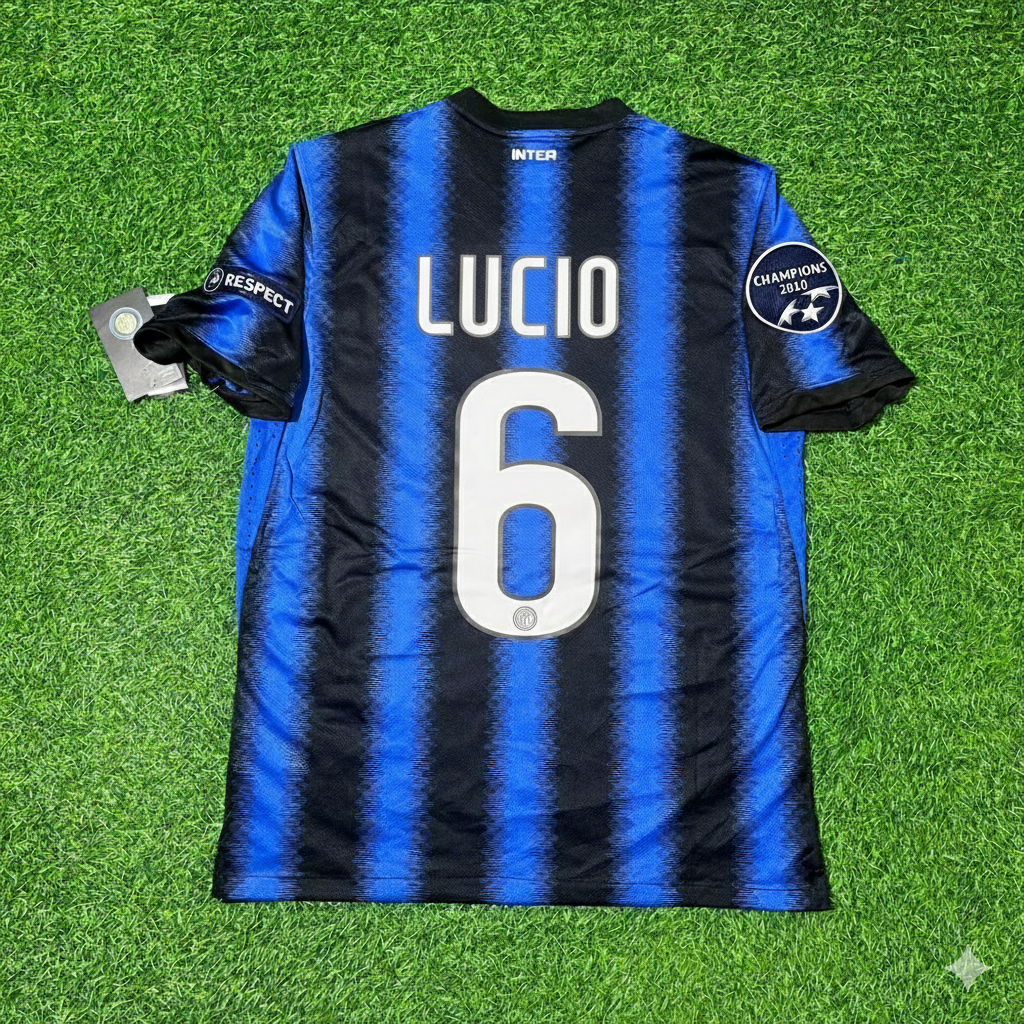 Lucio Inter 2011/2012 Football Jersey Kit